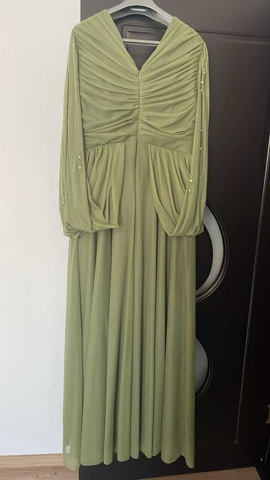 Rochie ocazii speciale rochie festivă rochie nuntă mărime 46-48 verde