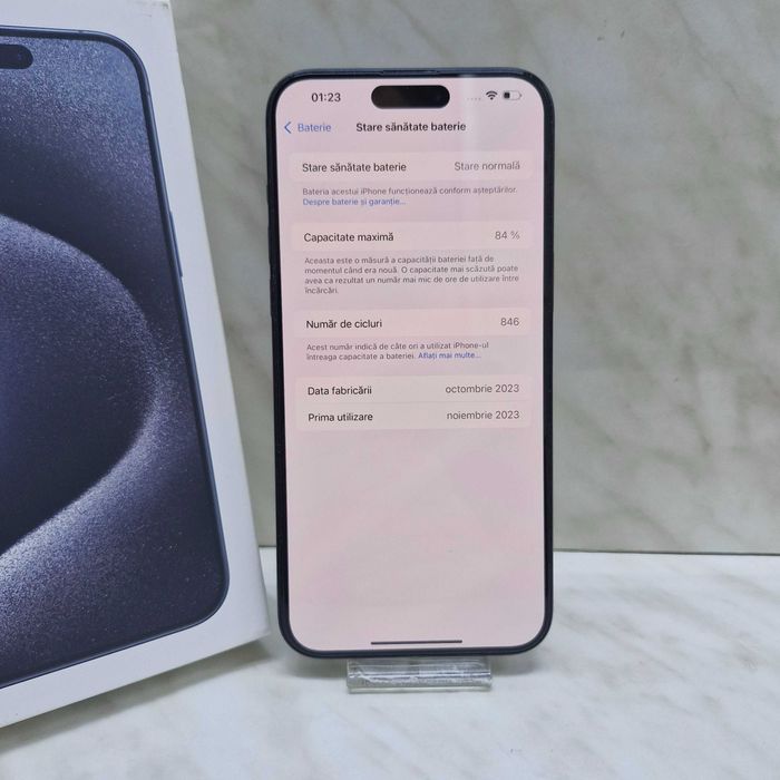 iPhone 15 Pro Max, 512GB, 84% Baterie, Zeus Amanet Militari 33435
