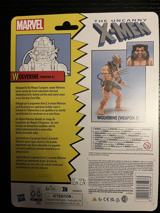 X-MEN WOLVERINE(weapon x) FIGURE/ фигура върколакът