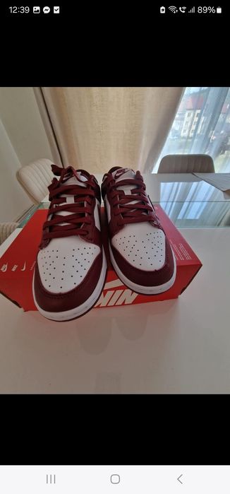 Nike Dunk Low retro red/white