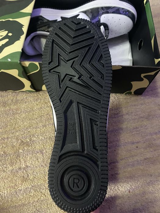 adidasi A Bathing Ape Bapesta