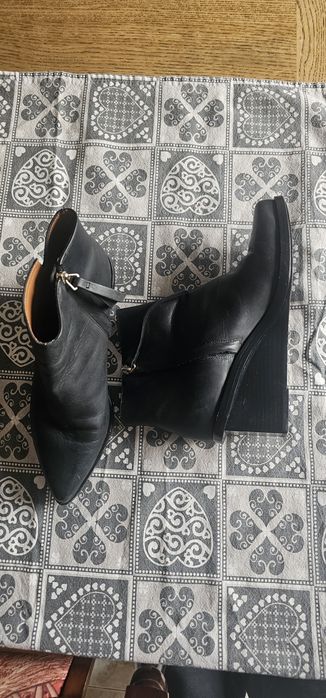 Зимни кожени боти 40 номер