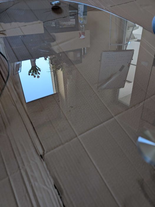 Masuta de cafea living din sticla cu blat rotativ