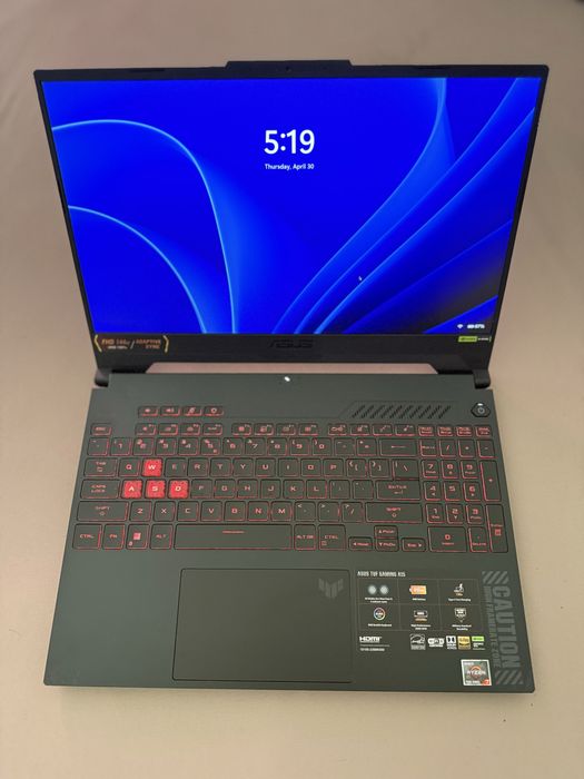 Laptop Gaming ASUS TUF Gaming A15 AMD Ryzen™ 7 7435HS, 32 DDR5, GeForce RTX™ 4050 6GB , 1TB SSD