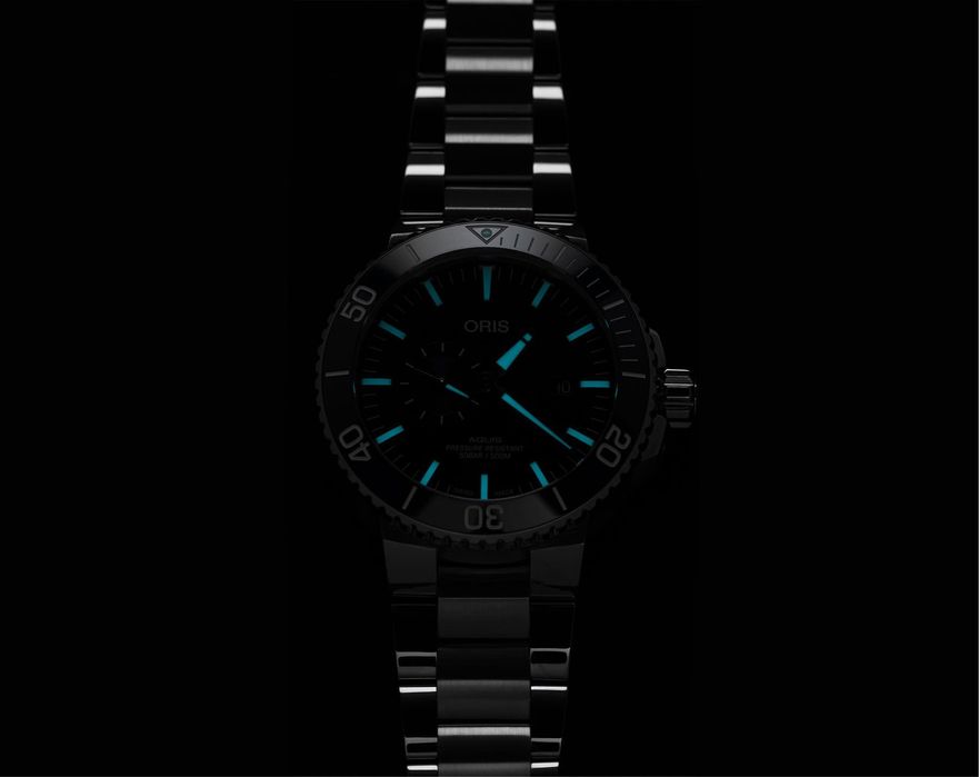 Швейцарские часы Oris Aquis Small Second, механика с автоподзаводом