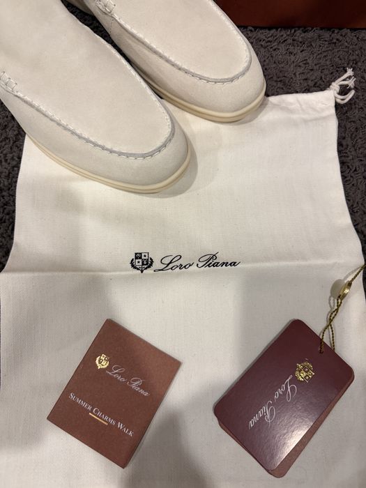 Loro piana summer walks кремаво бели