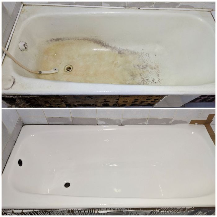 Реставрация ванн по немецкой технологии. Эмалировка ванн