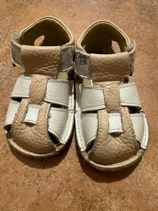 Papuci barefoot piele naturala marime 18