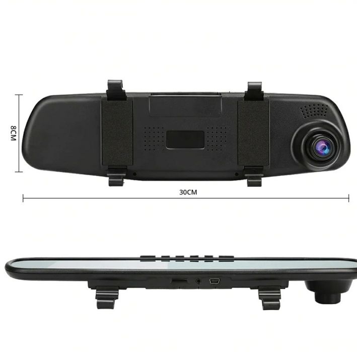 Видеорегистратор зеркало +камера заднего вида