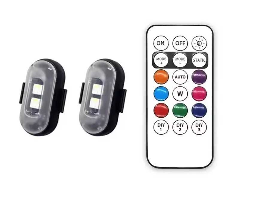 Блиц(премигаща) светлина с 8 цвята