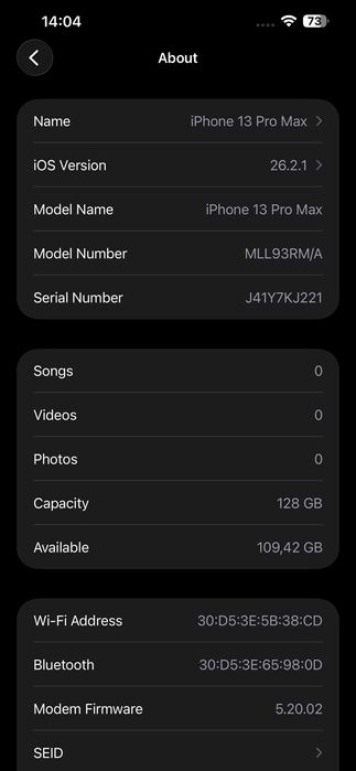 iPhone 13 Pro Max, Albastru, 128GB