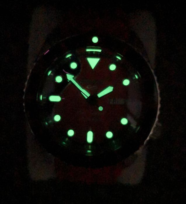 Ceas automatic NOU Seiko Mod Red Special 200m curea silicon