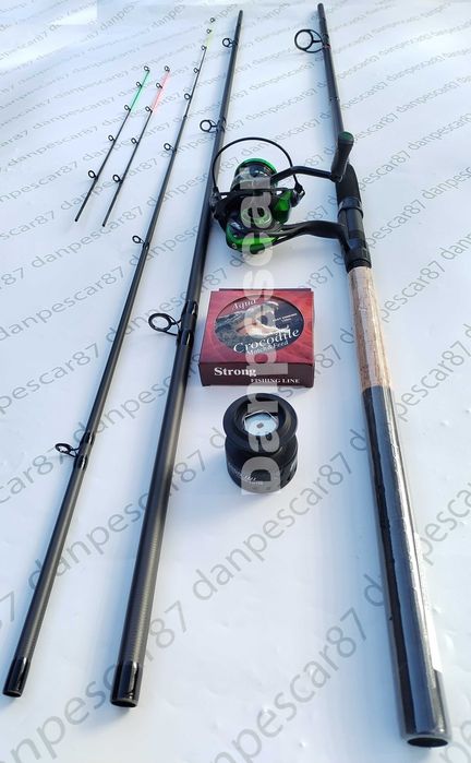 SET FEEDER Lanseta SEEKER 3,60m 180gr +Mulineta SPARKLER 4000+150m fir