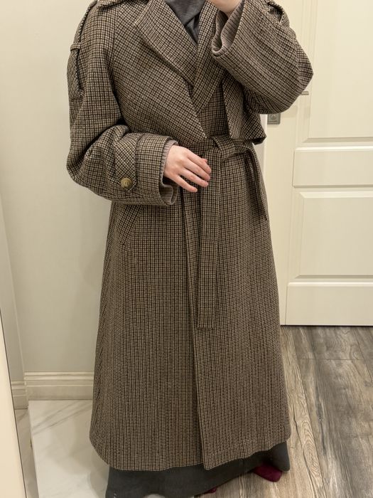 Тренч из 100% шерсти Aisho