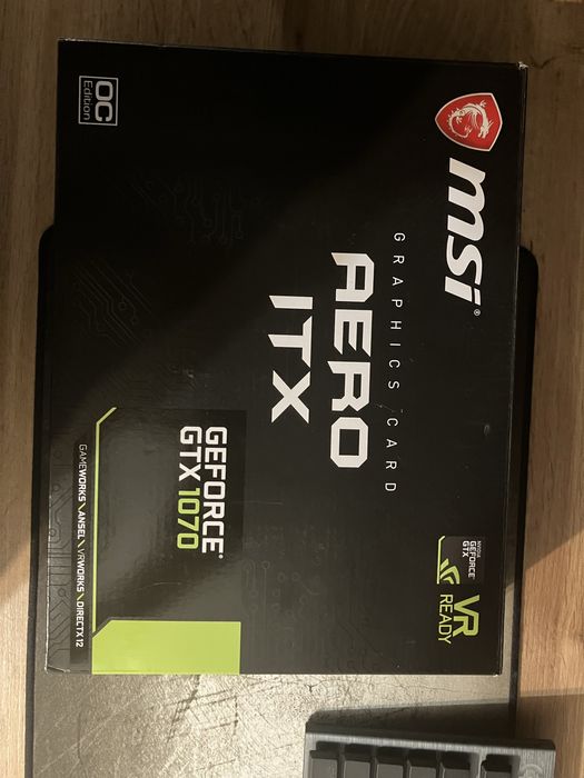 Placa video MSI gtx 1070 aero itx
