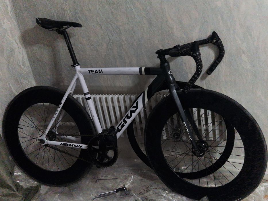 Gray Team fixed gear