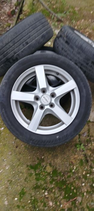 Vând set jante și anvelope vara 205 55r16