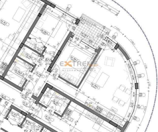 Тристаен апартамент в новострояща, луксозна жилищна сграда
