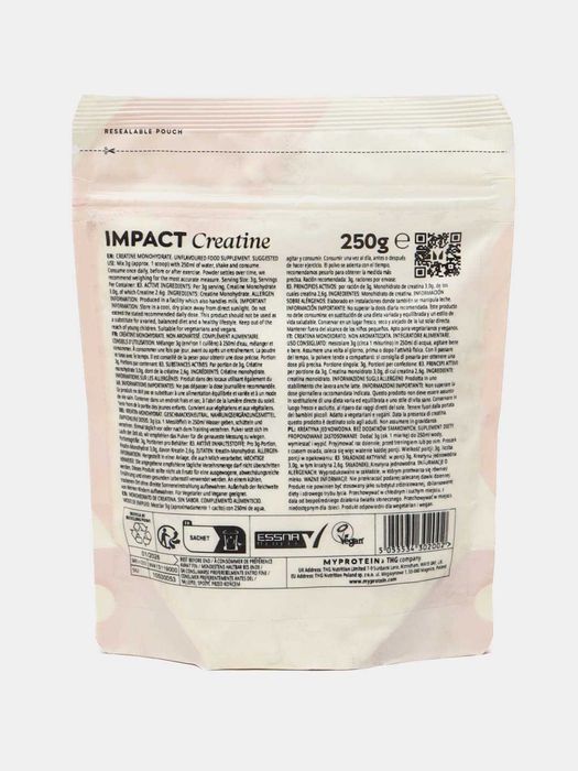 Creatine Monohydrate MyProtein - моногидрат премиум класса!