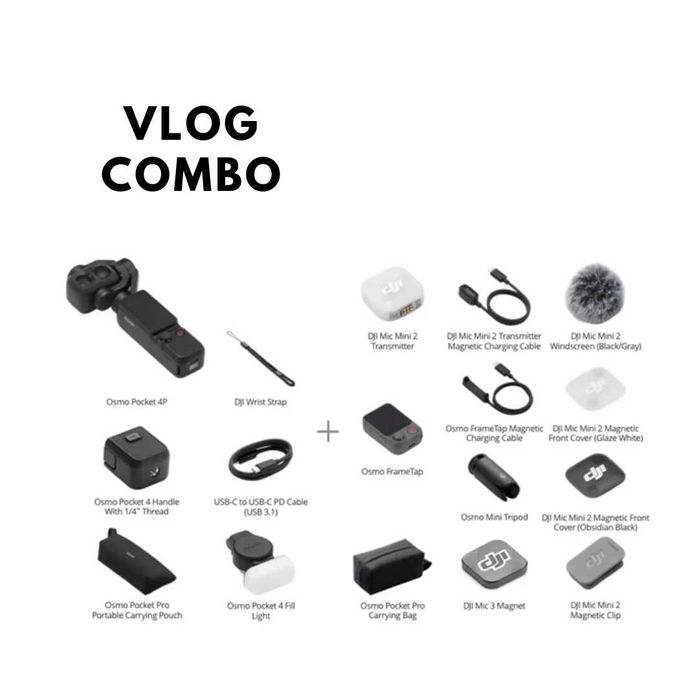 DJI Osmo Pocket 4p Standard Combo / Vlog Combo