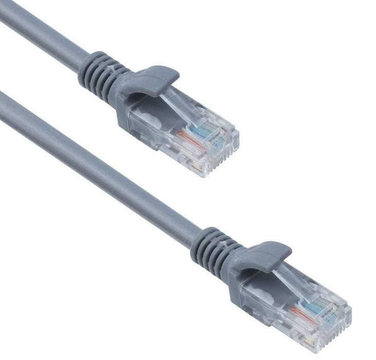 Нов фабричен LAN Кабел за Интернет с конектори 2 x RJ45, 2 метра