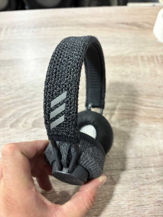 Слушалки ADIDAS RPT-01, Bluetooth, On-Ear, Микрофон, Черен