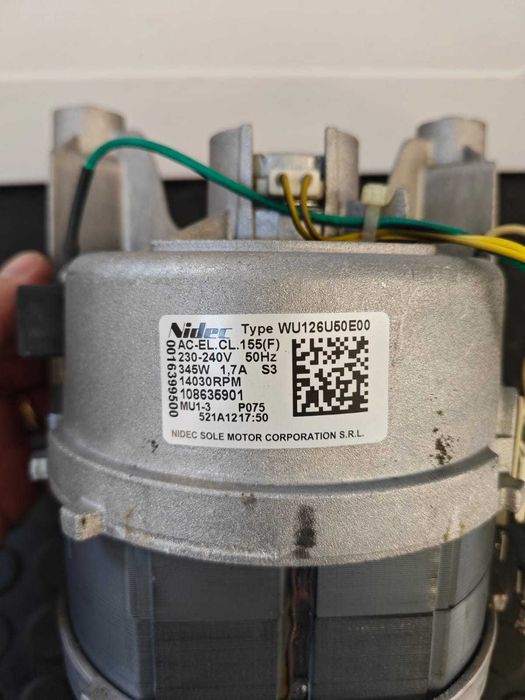 Motor masina de spalat verticala Electrolux - Nidec WU126U50E00 6 pini , lungime ax 4.6 cm / R20