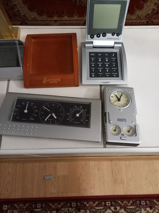 Canada CEASURI cu TERMOMETRU și HIGROMETRU,noi,unicate,model lux