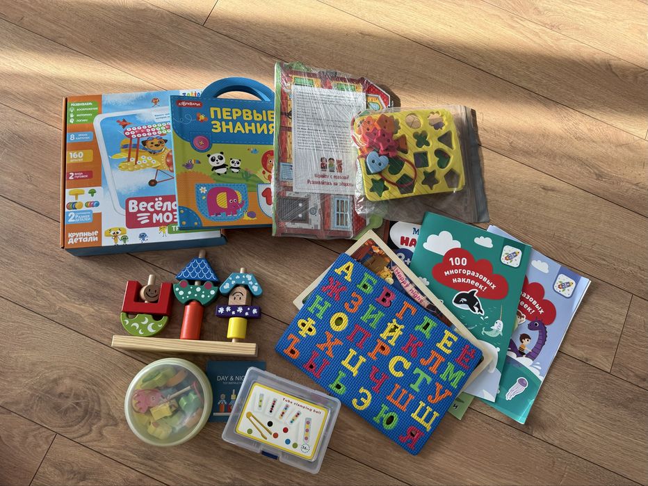 Комплект развивающих игрушек на 2-5 лет