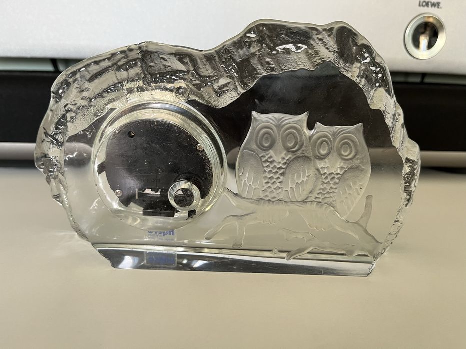 Nybro Sweden Стъклен часовник