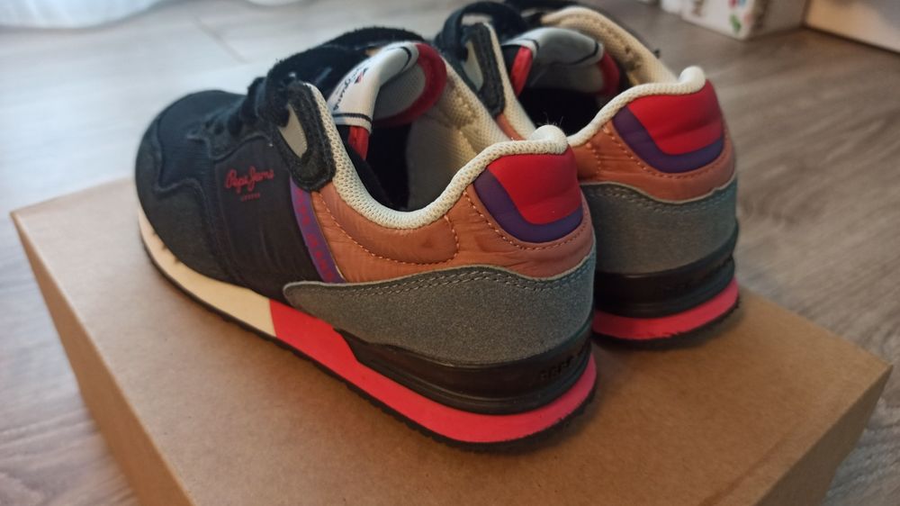 Pepe Jeans London - Pantofi sport cu insertii de plasa, 33 EU