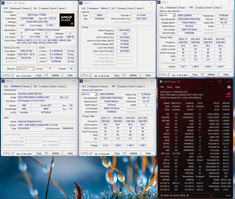 Patriot VENOM 32GB DDR5, 6800Mhz, CL34