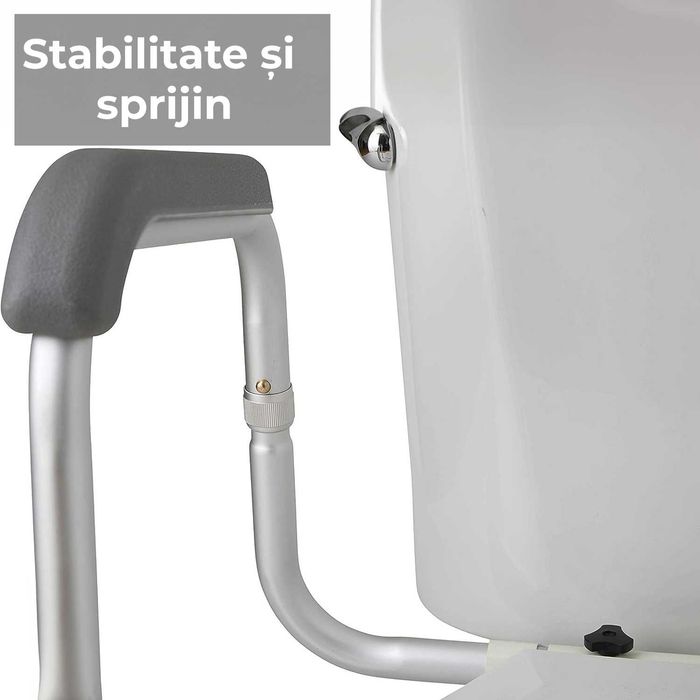 Cadru sprijin pentru vasul de toaleta persoane cu mobilitate scazuta