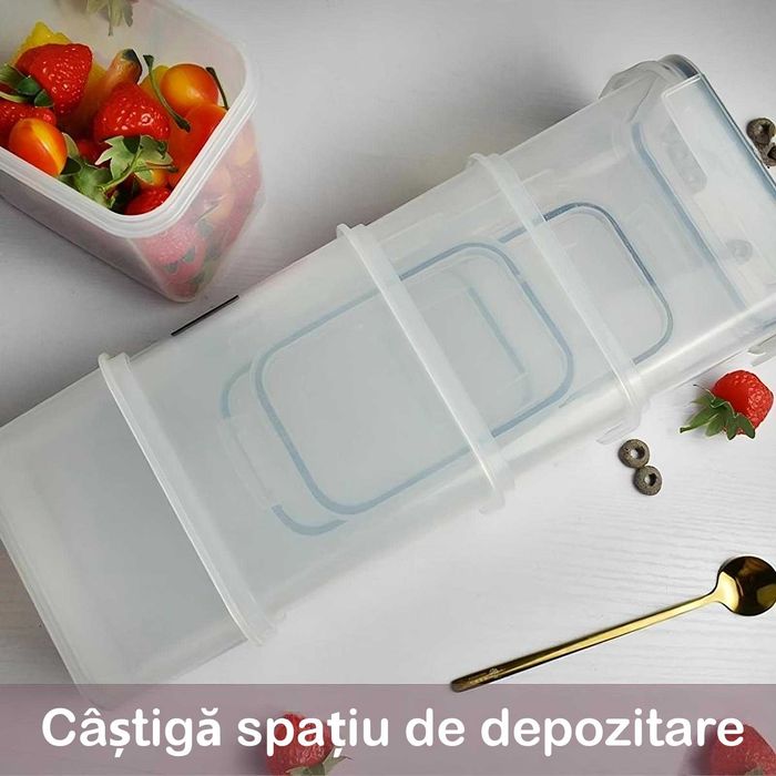 Set 7 Caserole Premium Noi - Organizare Bucatarie