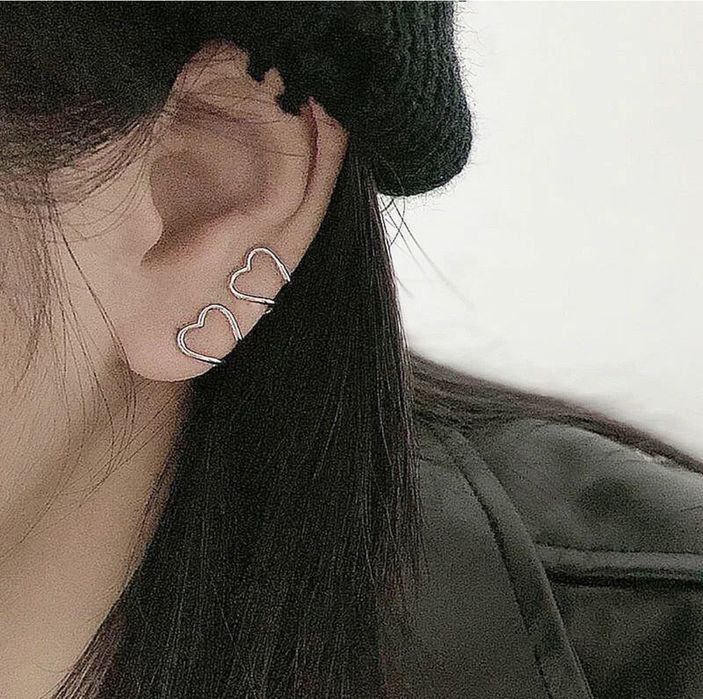 Клипсы, серьги серебряные