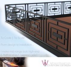 Кованые перила - лофт перила  +