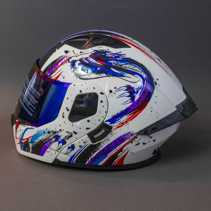 Каска модуларна / отваряема за мотор , скутер , пистов , Размер L56-58