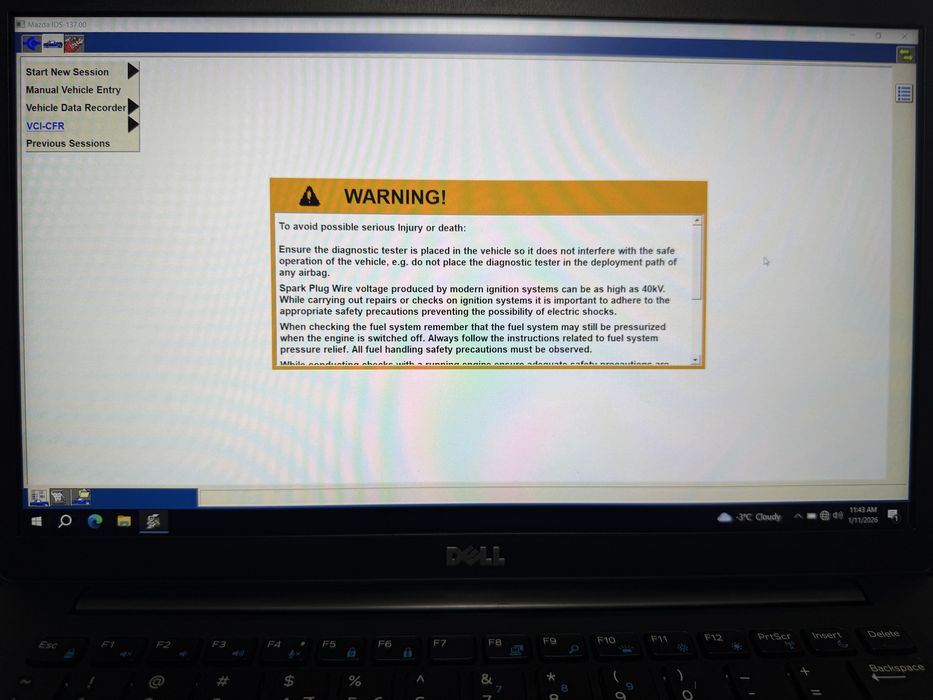 Tester/Diagnoza VCM3 Doip & CANFD pentru Ford&Mazda  2025+Laptop Dell