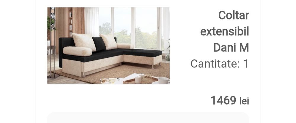 Canapea extensibila