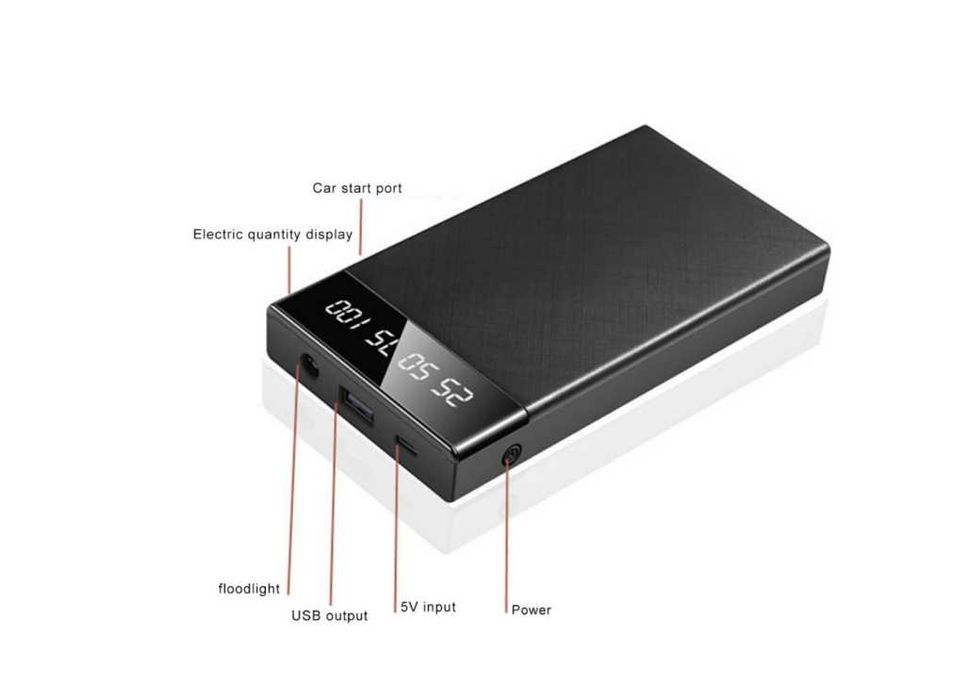 Стартерно, зарядно устройство за акумулатори 1000A, 12V, 10 000mAh