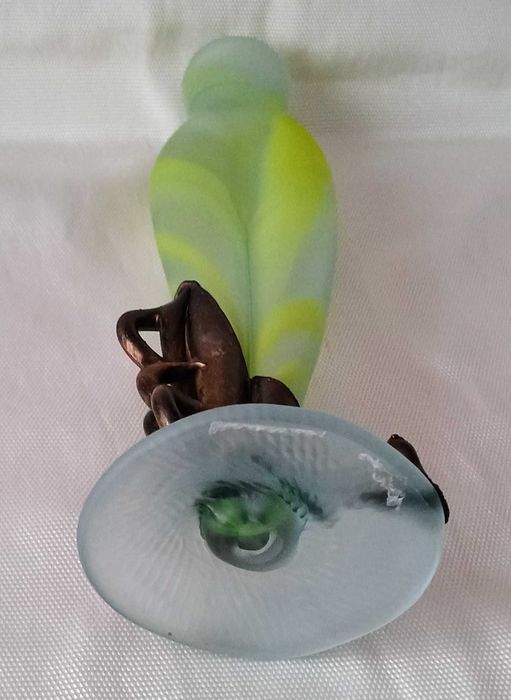 Vaza figurativa din sticla suflata