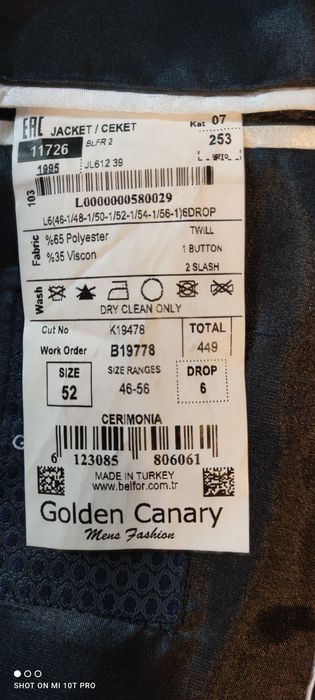 Costum elegant barbatesc