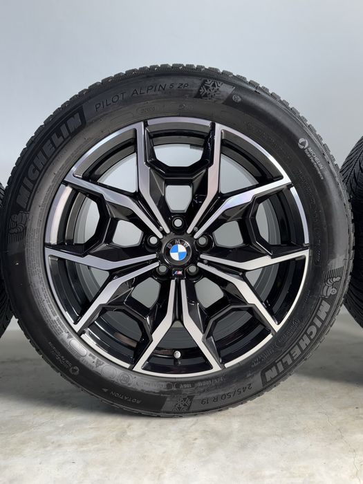 Jante Bmw X3 X4 R19 G01 G02 Originale 887M Iarna Michelin Stelute Runflat 2023