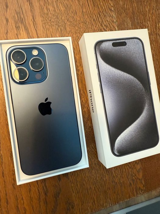 iPhone 15 Pro (ca nou), 256GB, Blue Titanium