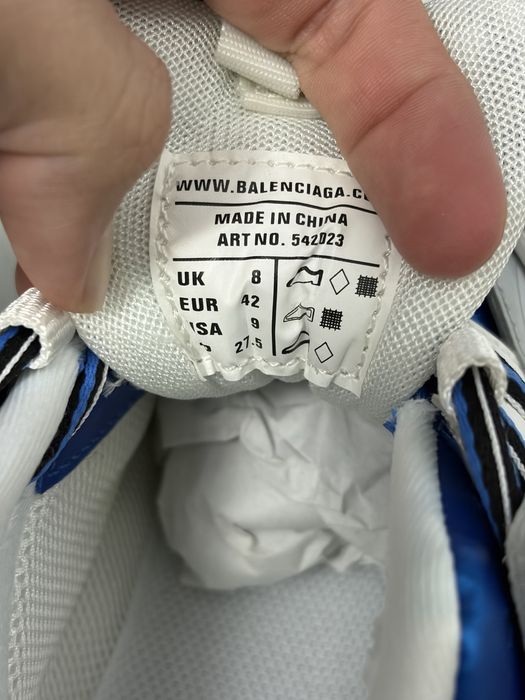 Balenciaga Track Alb Albastru