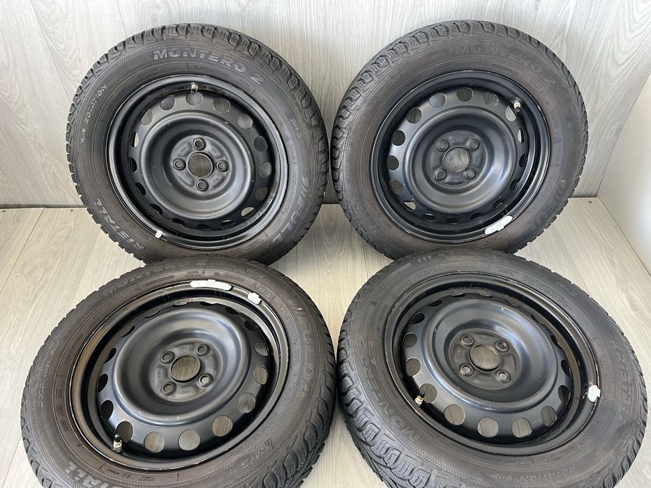 Джанти 15 цола 4х100 за Тойота Ярис със зимни гуми 175/65/15