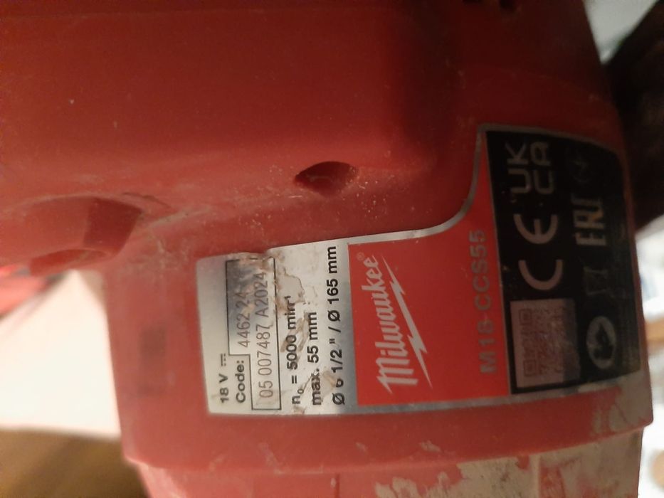 Milwaukee circul ccs55 fuel