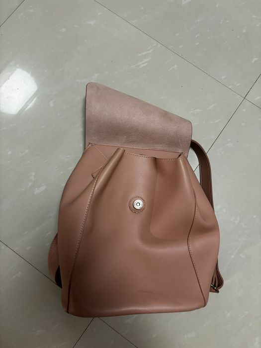 Rucsac Reserved roz pudra piele ecologica
