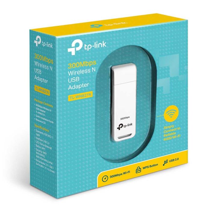 Сетевой адаптер WiFi TP-LINK TL-WN821N N300