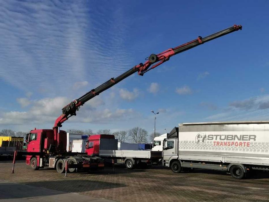 Cap tractor MAN TGX 28.440 cu macara 2013 Euro 5